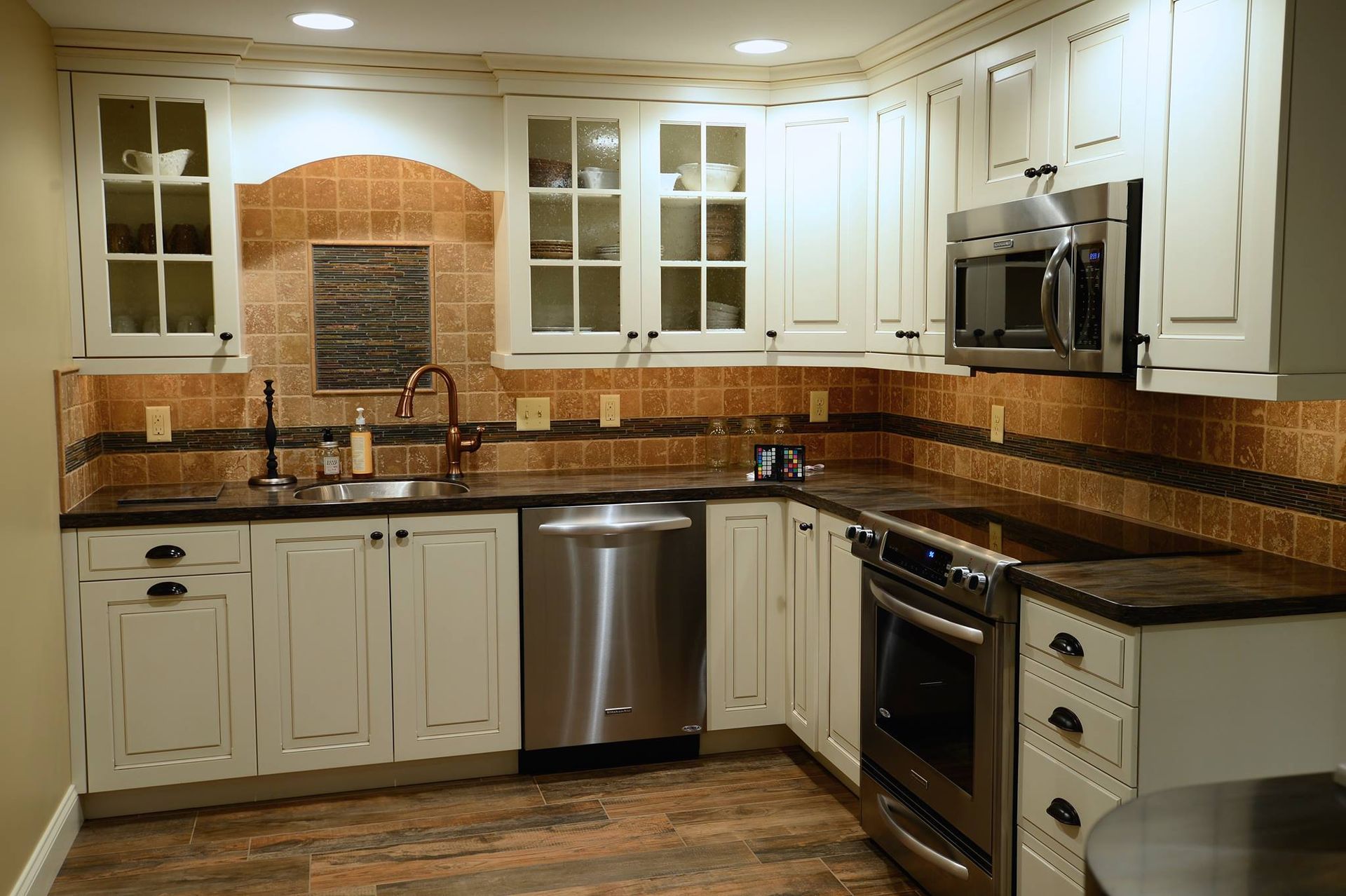 kitchen interior new luxury home