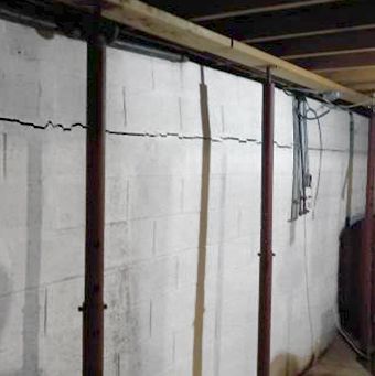 Horizontal Foundation Crack