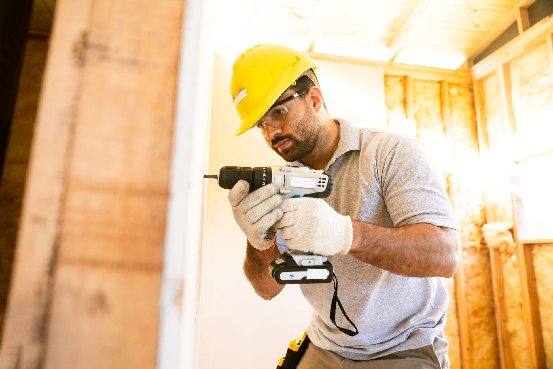Drywall Being Installed – Columbus, OH – Olympic Drywall