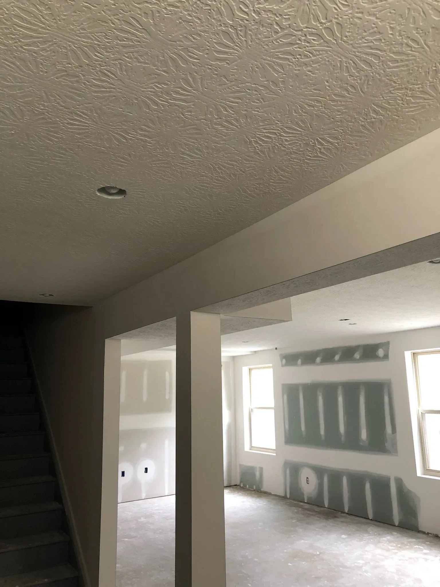 Newly Textured Ceiling – Columbus, OH – Olympic Drywall