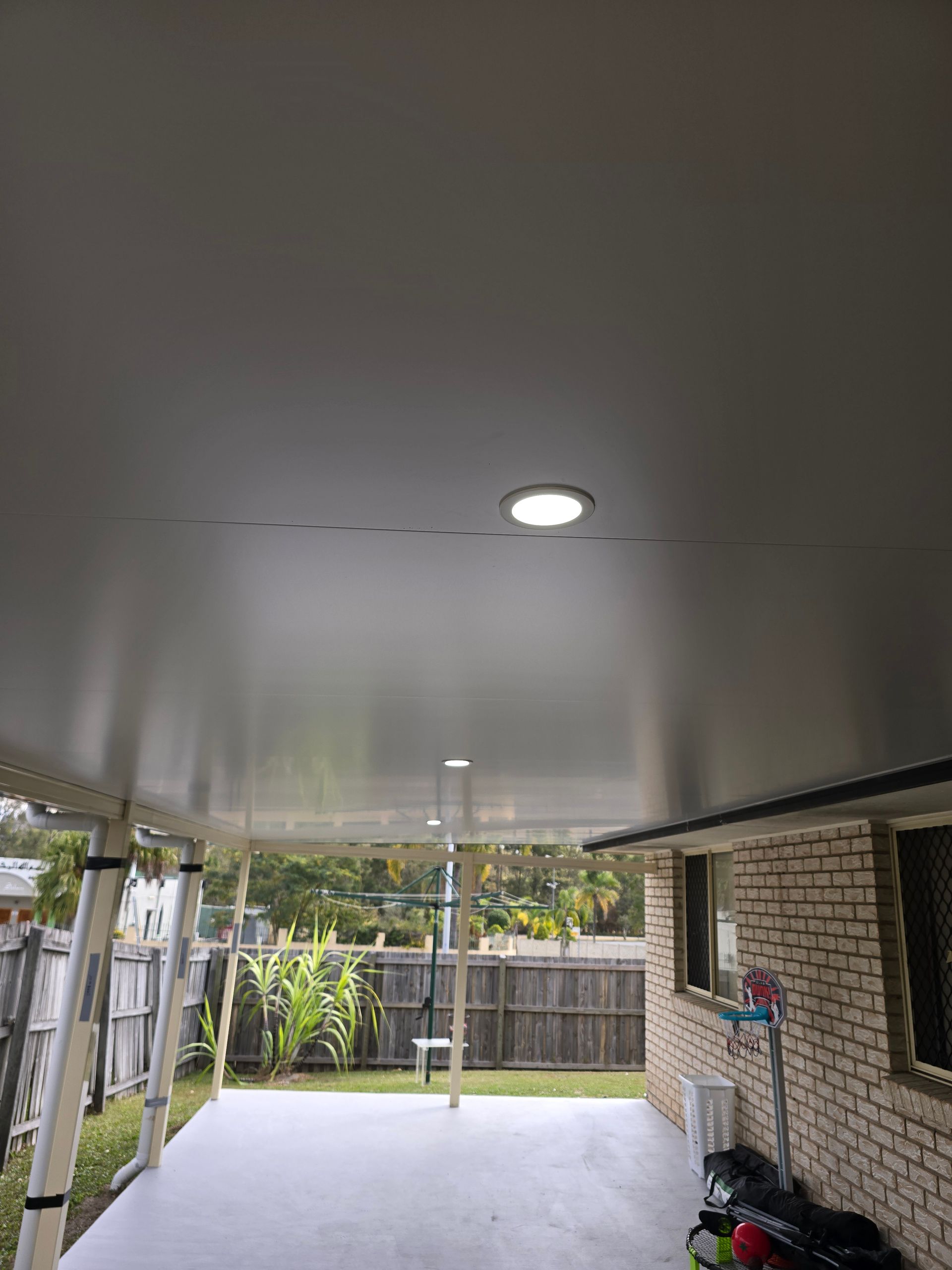 There is a Light on the Ceiling of the Porch — D.J. Whatley & Son Pty Ltd in Ormeau Hills, QLD