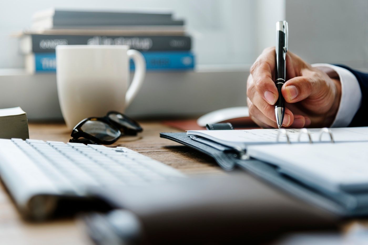 An Attorney Goes Over Evidence in a Personal Injury Case. Call Duckworth Injury Law Today.