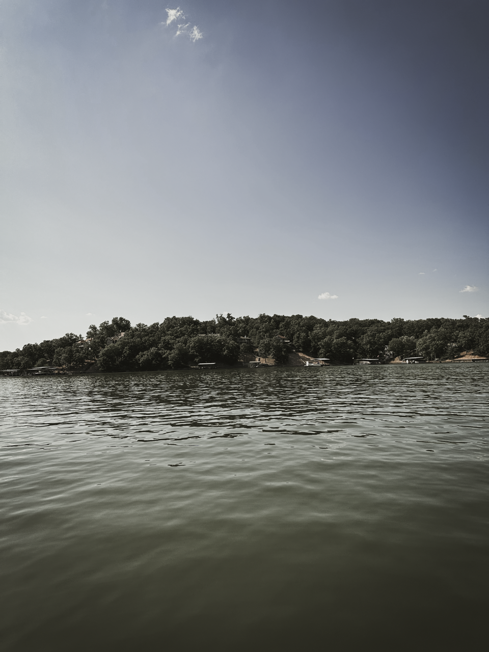 The Shore Line of the Lake of the Ozarks in Missouri. Call for a Free Personal Injury Case Review.