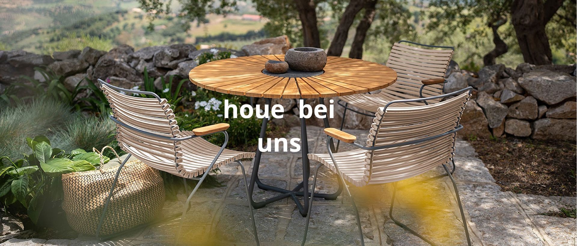 #houe-click- neue Farbe, #Design-Gartenmöbel, #nachhaltige Outdoormöbel, #steinhauer.top

