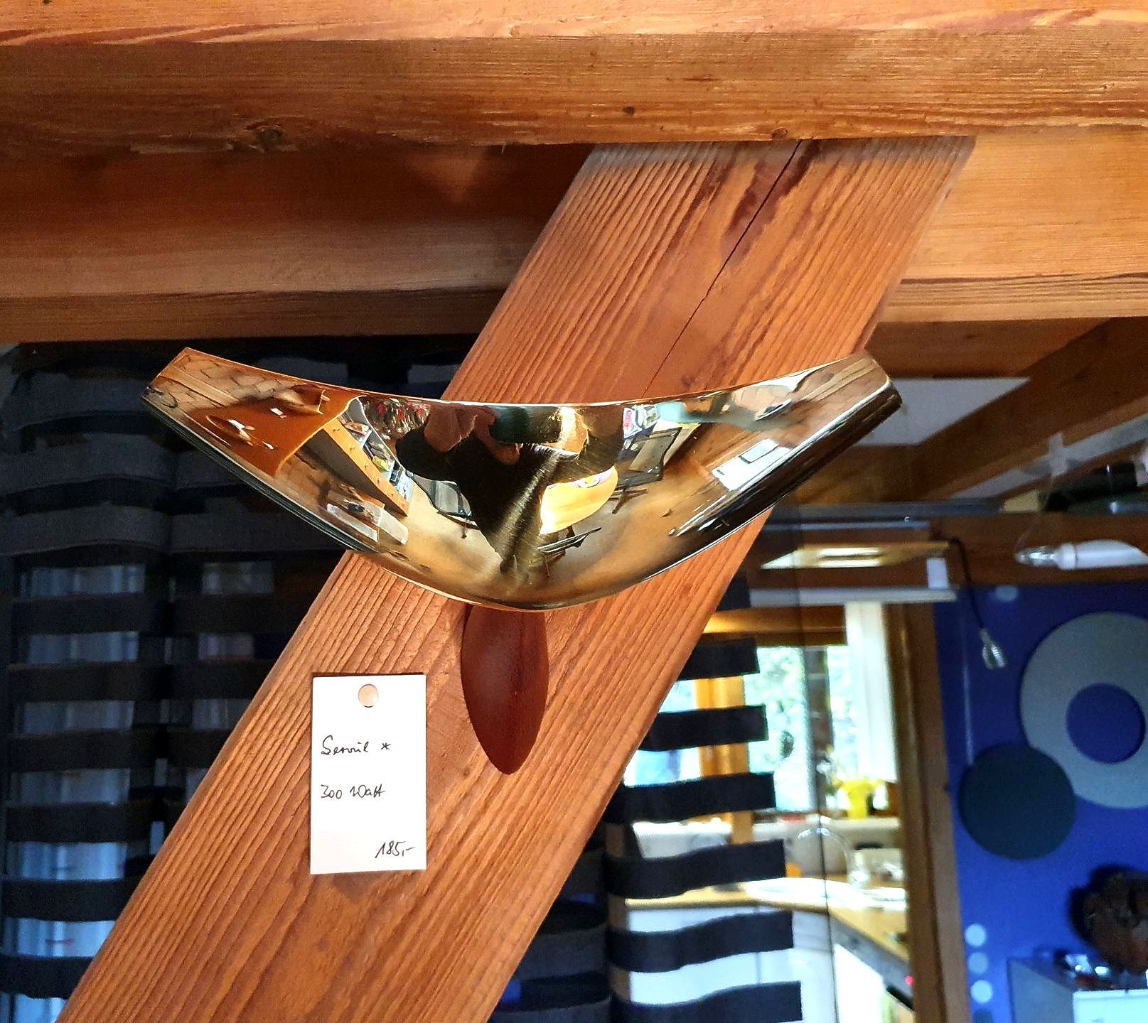 #edle Wandleuchte Servul #Josep Lluscà #Flos, 1994, 
30 x 15 x 15 cm, s7r Hal.max. 300W/ 30W-LED
Messing poliert  + LM
#Ausstellungsmodell reduziert von:
278,- €    auf               185,- €
#steinhauer.top
#designleuchten,
#klassiker