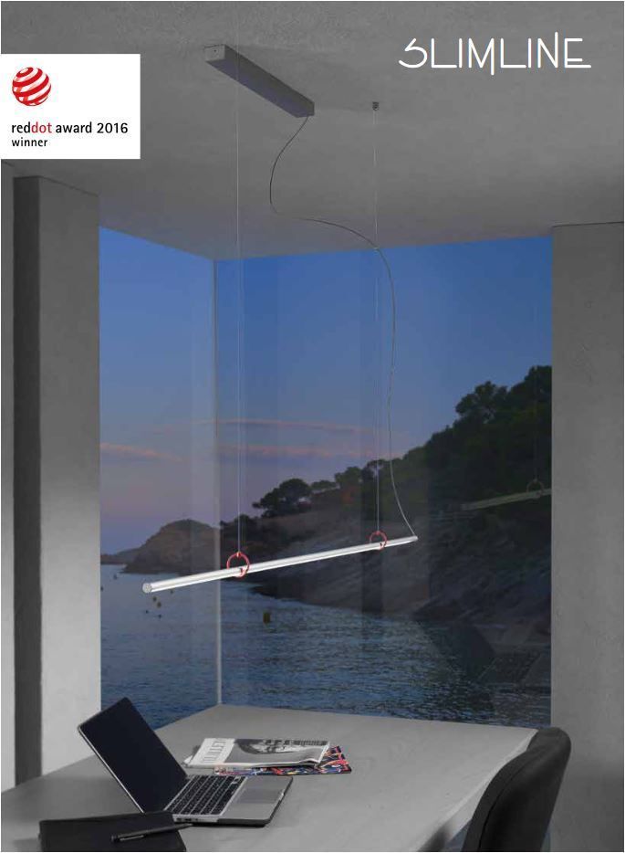 #minimierte, #drehbare #Ess- #Arbeitsplatzleuchte, 
(#auch Küche über Spüle) mittels  #Gestentechnik dimmbar, #nicht Anschlußgebunden !
#120cm, #Stil: Space age,
#LED-15W = 2.200lm, RA 85,
#Ausstellungsmodell:
#Sonderpreis: 599,- € #steinhauer.top, #pendelleuchten