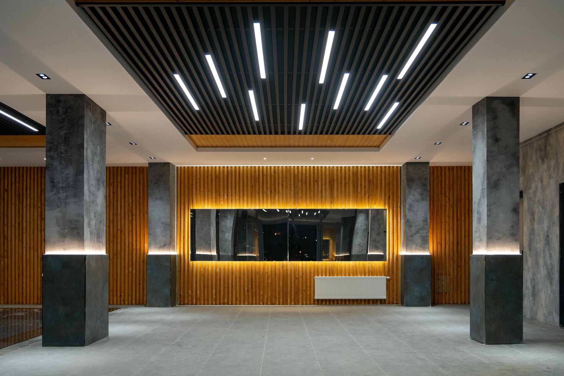 A business facade using LED lights - 2025 Lighting Rebates for Businesses - Bradcon