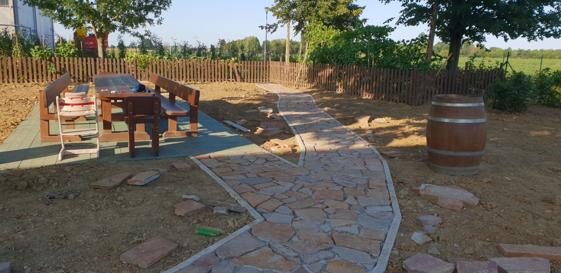 posa di pavimentazioni