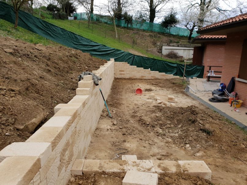realizzazione terrazzamenti e giardini