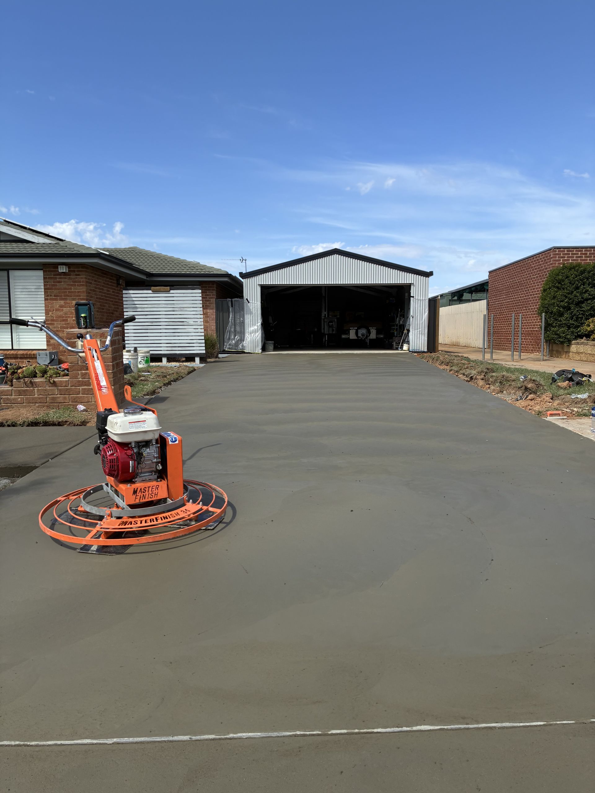 Construction Site With Poured Concrete Foundations — Complete Concreting Riverina In Ashmont, NSW