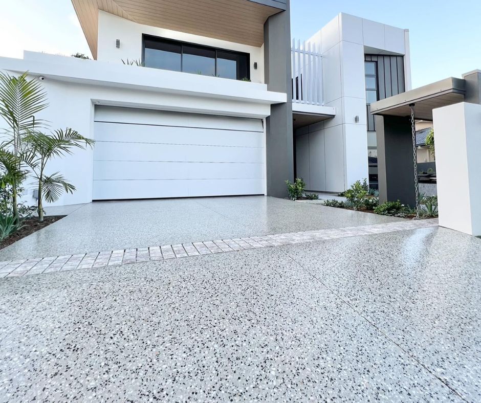 Applications of decorative concrete.