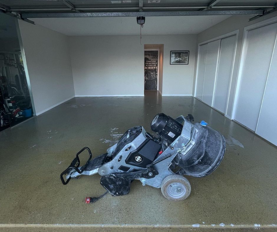 Concrete surface preparation for epoxy flooring installation