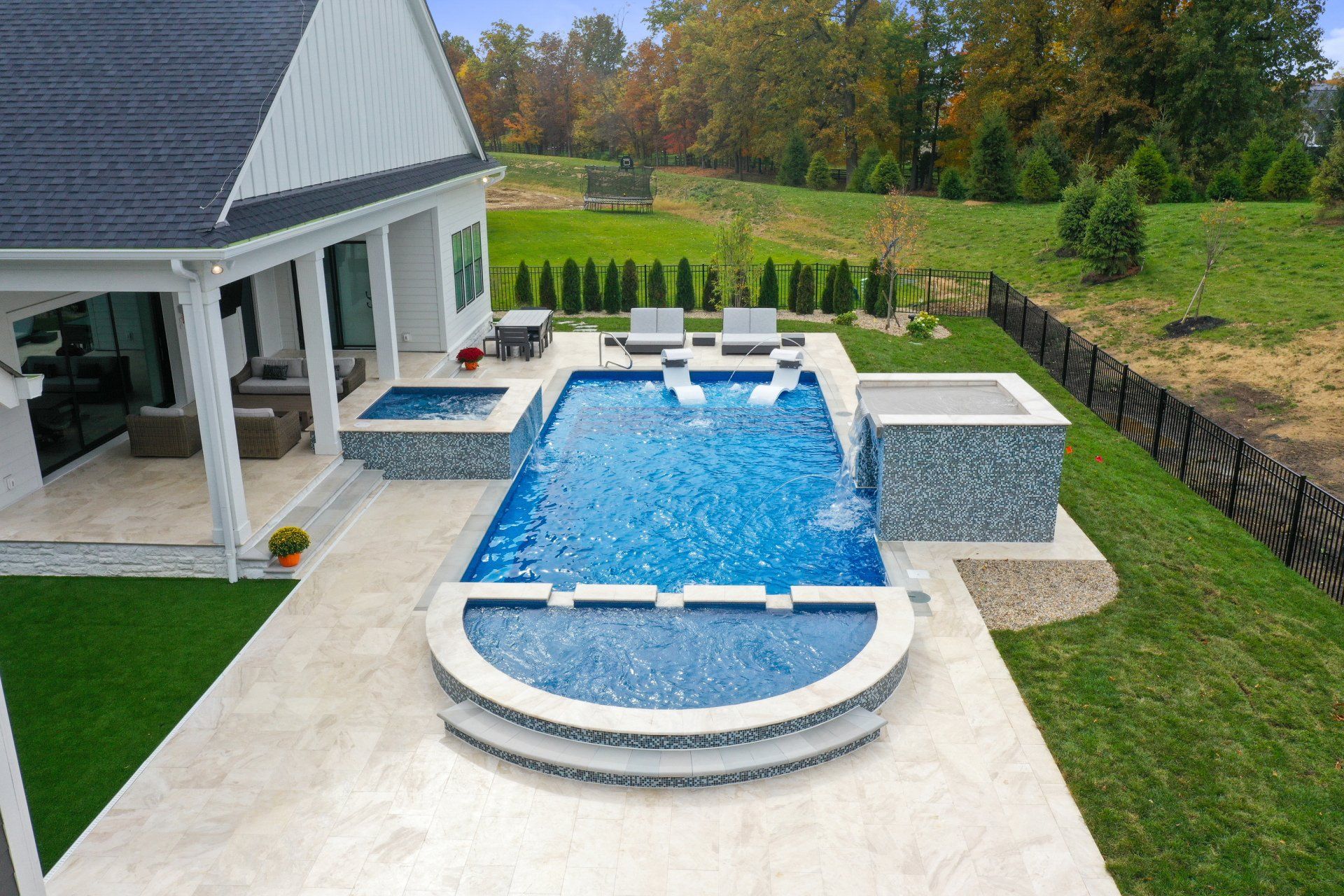 new pool construction Powell Ohio