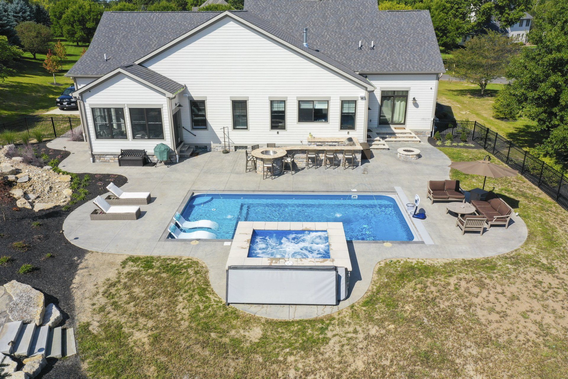 new pool construction Powell Ohio