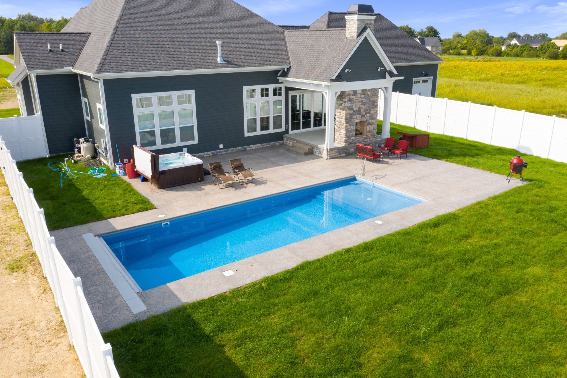 new pool construction Westerville Ohio