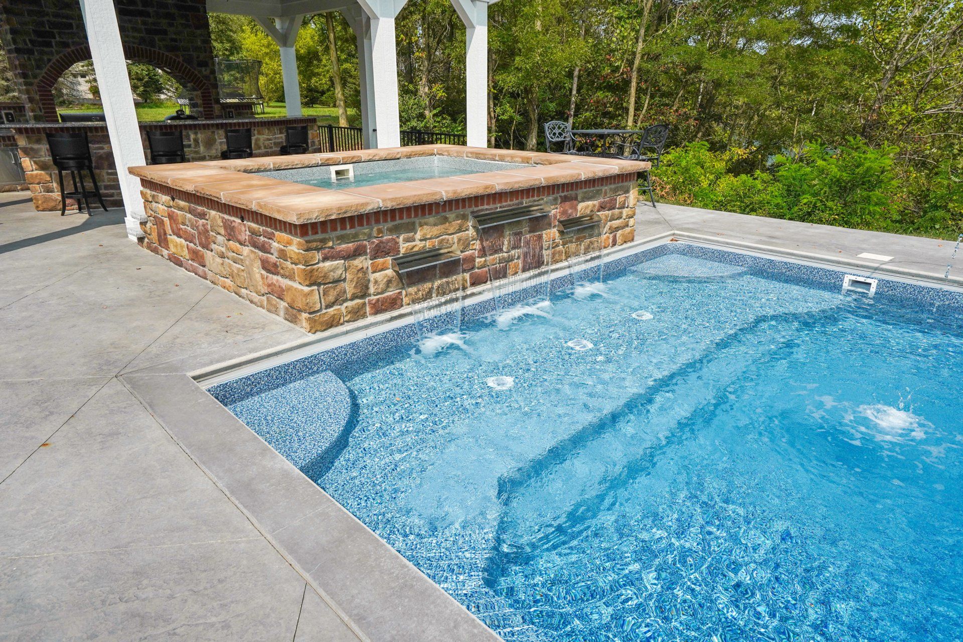 new pool construction Plain City Ohio