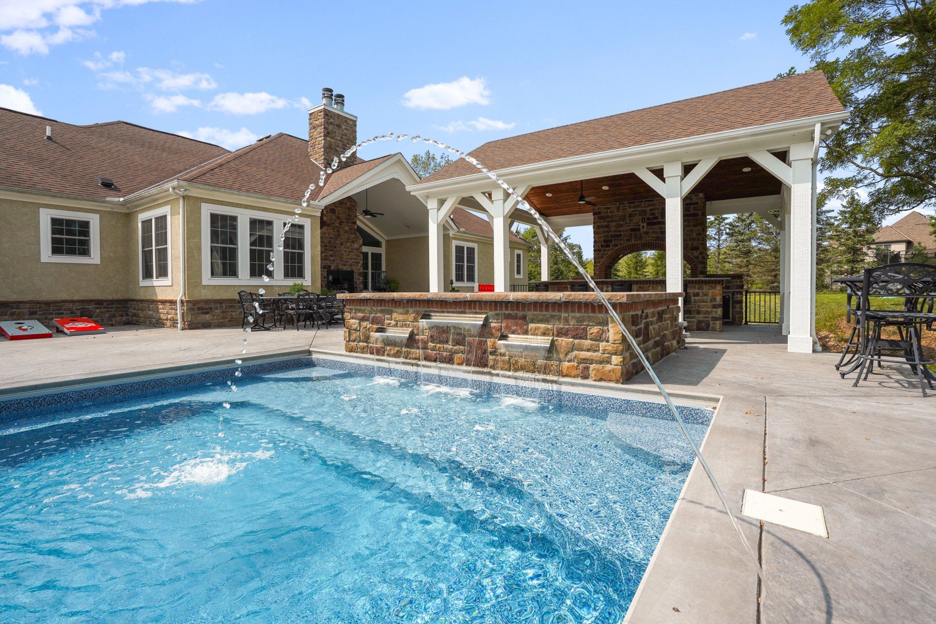 new pool construction Plain City Ohio