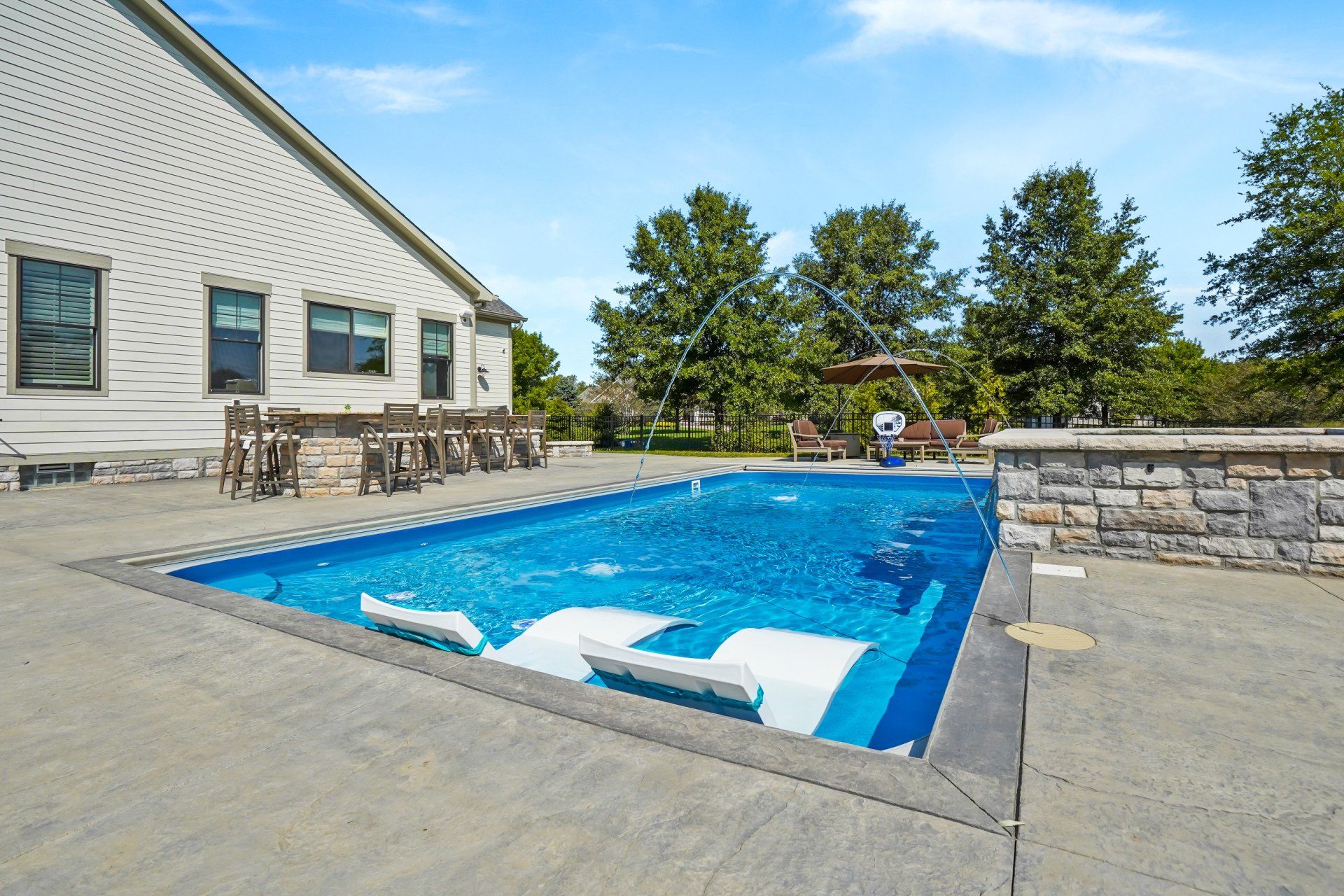 new pool construction Powell Ohio
