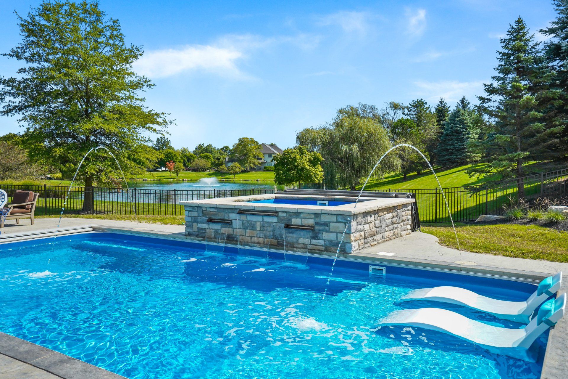 new pool construction Powell Ohio