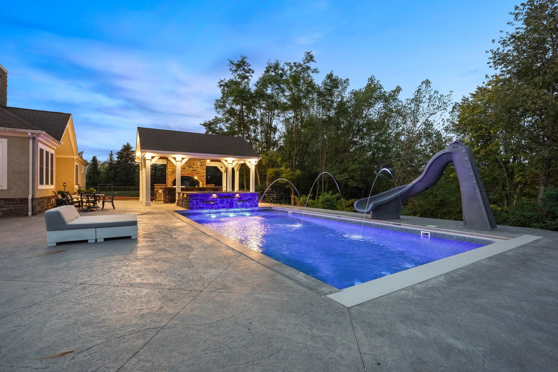 new pool construction Plain City Ohio