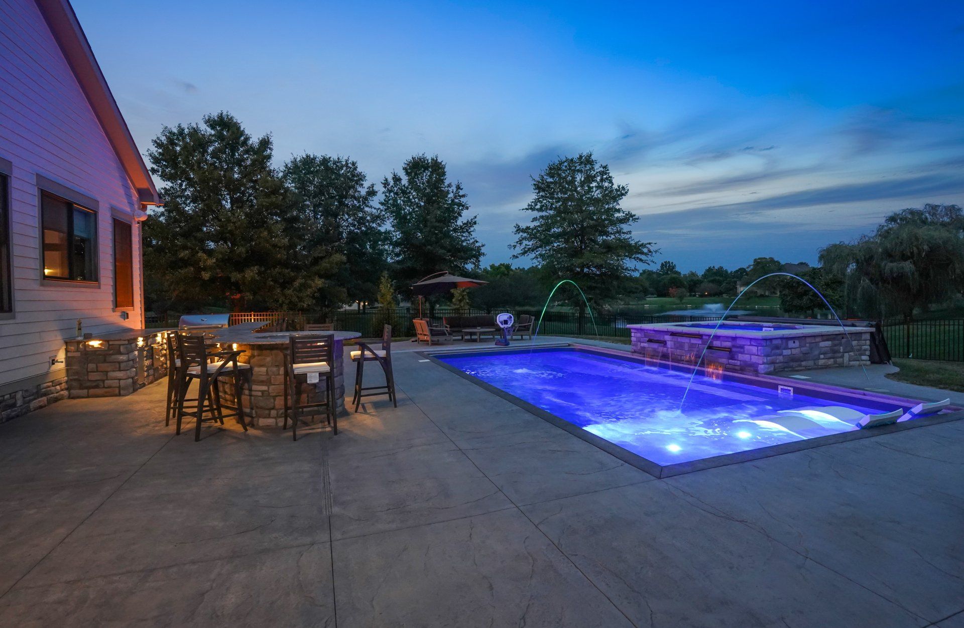 new pool construction Powell Ohio