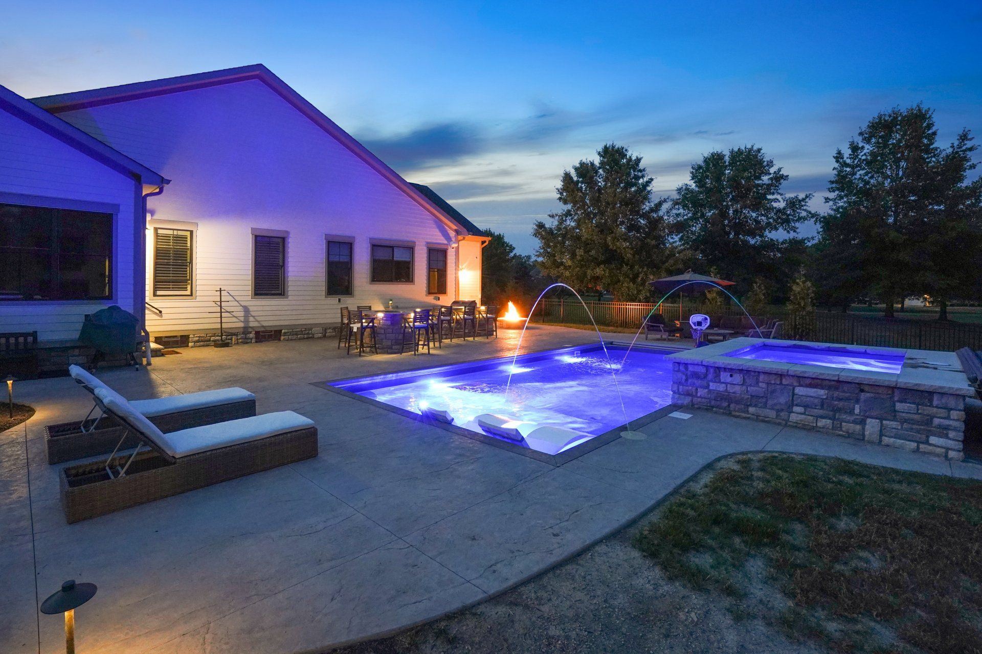 new pool construction Powell Ohio