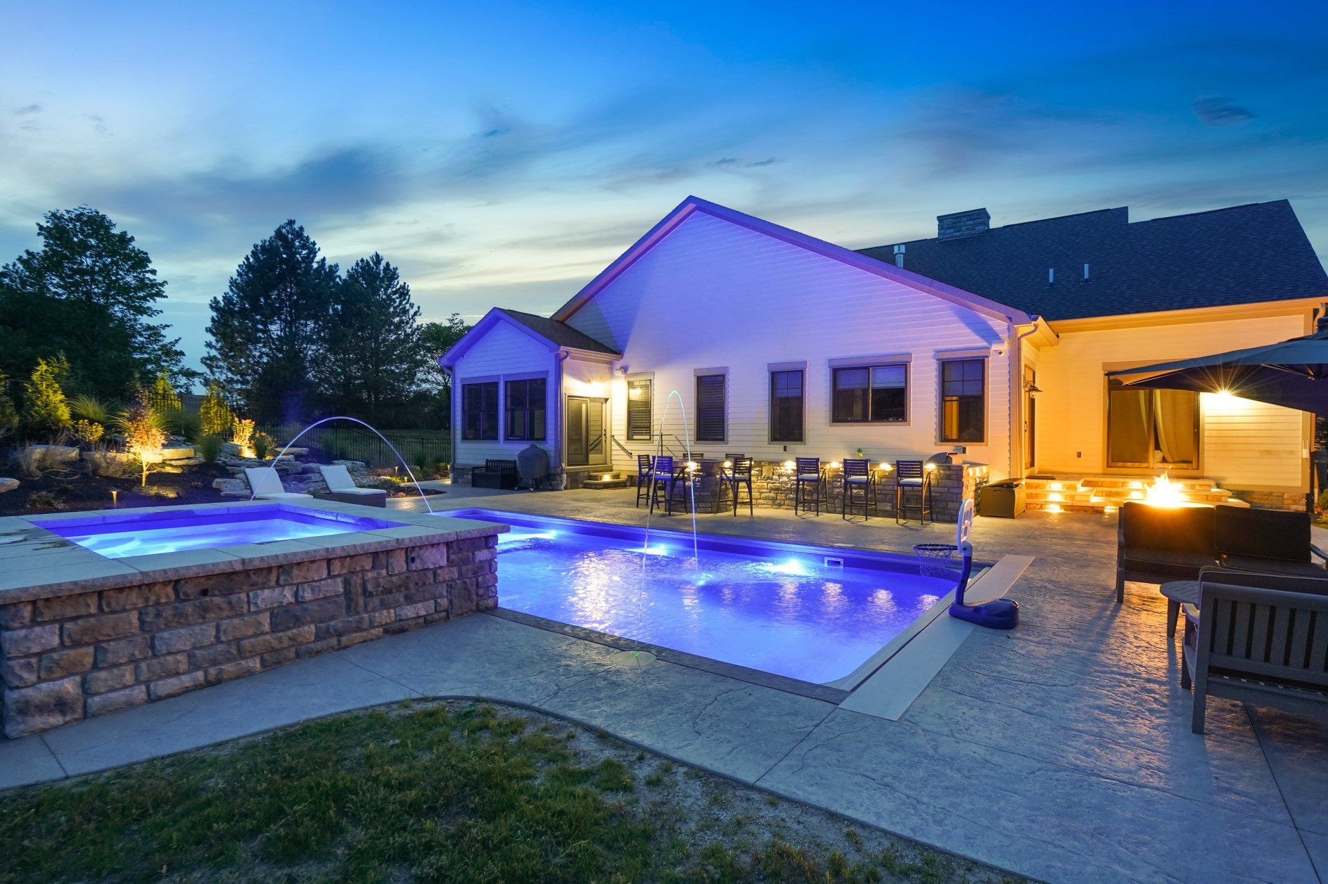 new pool construction Powell Ohio