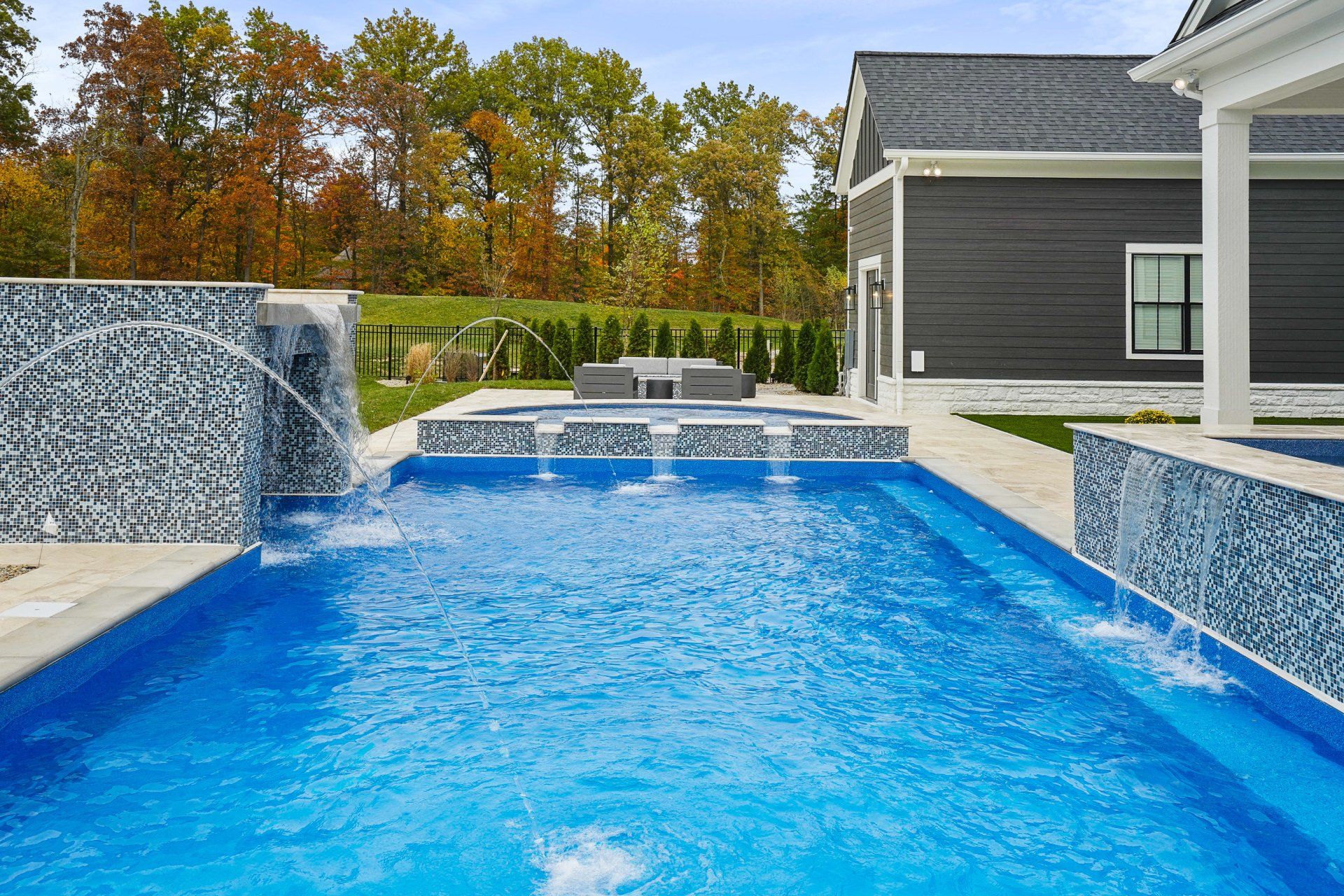new pool construction Powell Ohio