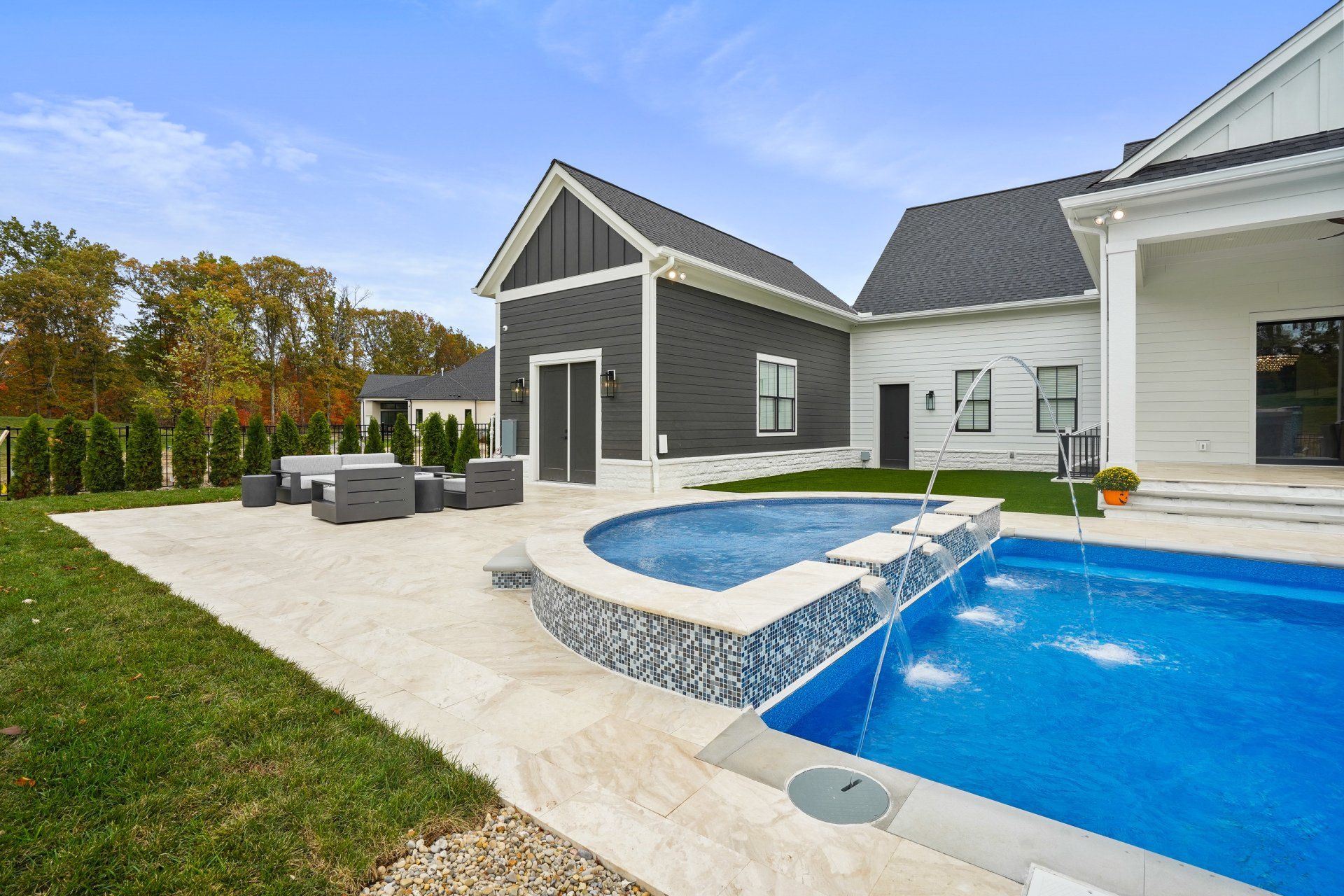 new pool construction Powell Ohio