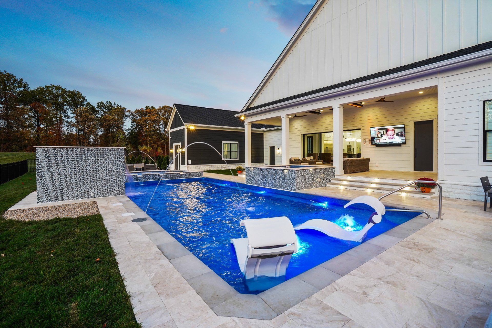 new pool construction Powell Ohio