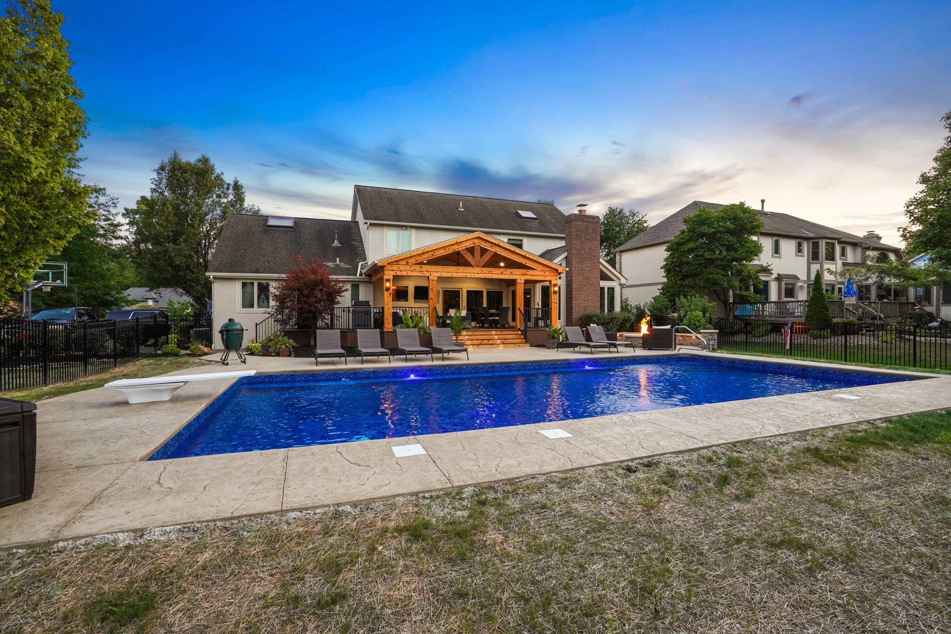 new pool construction Powell Ohio