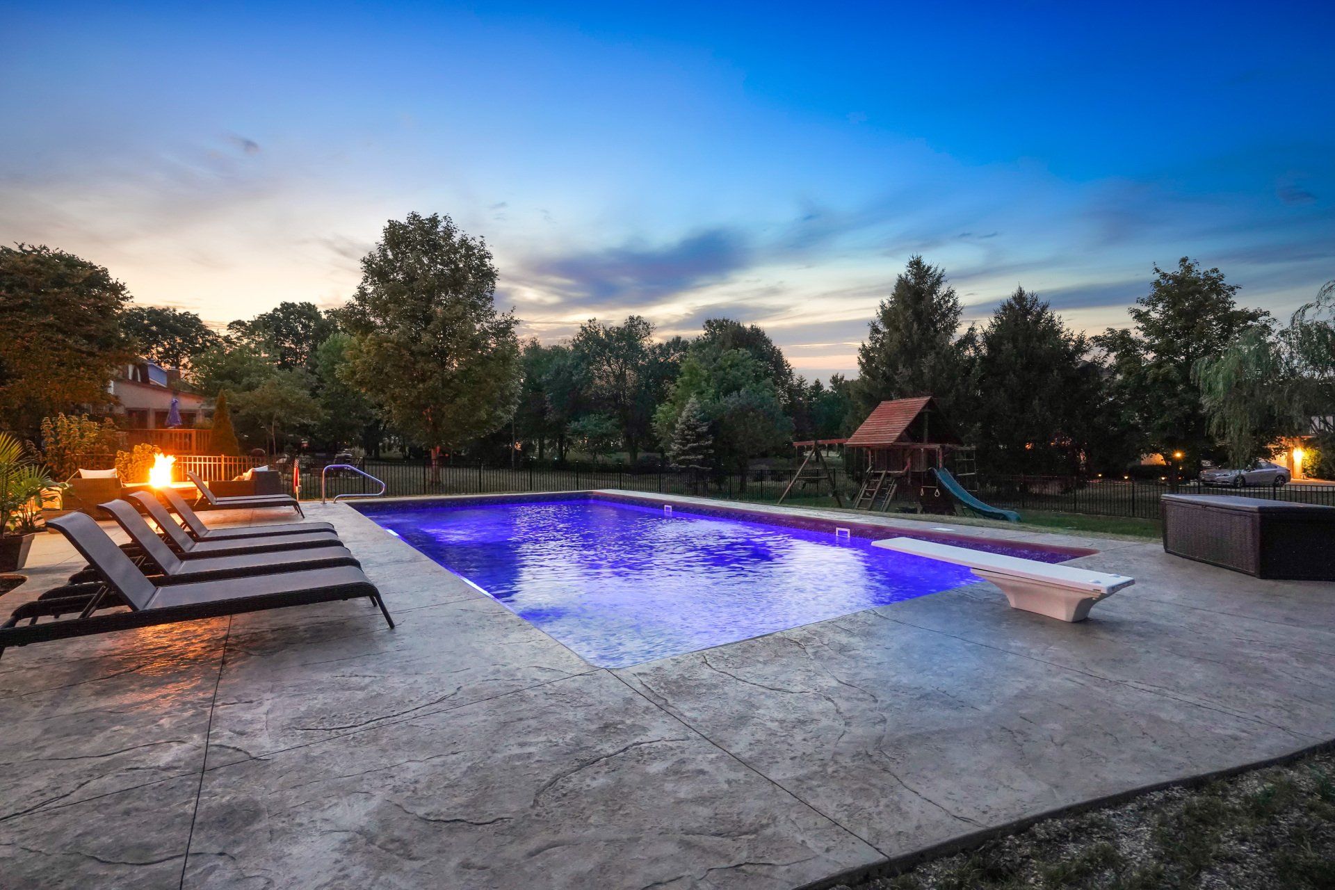 new pool construction Powell Ohio