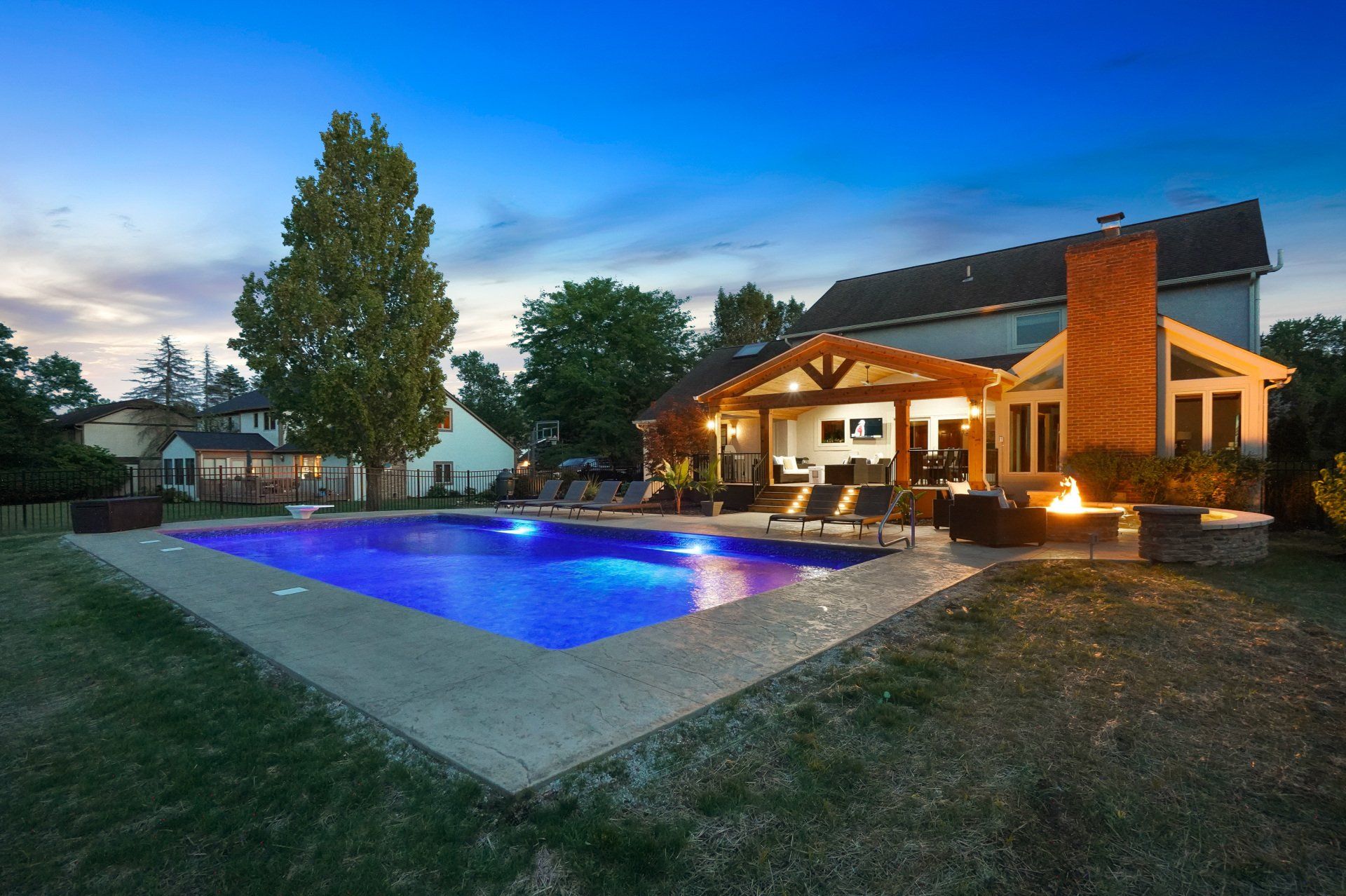 new pool construction Powell Ohio