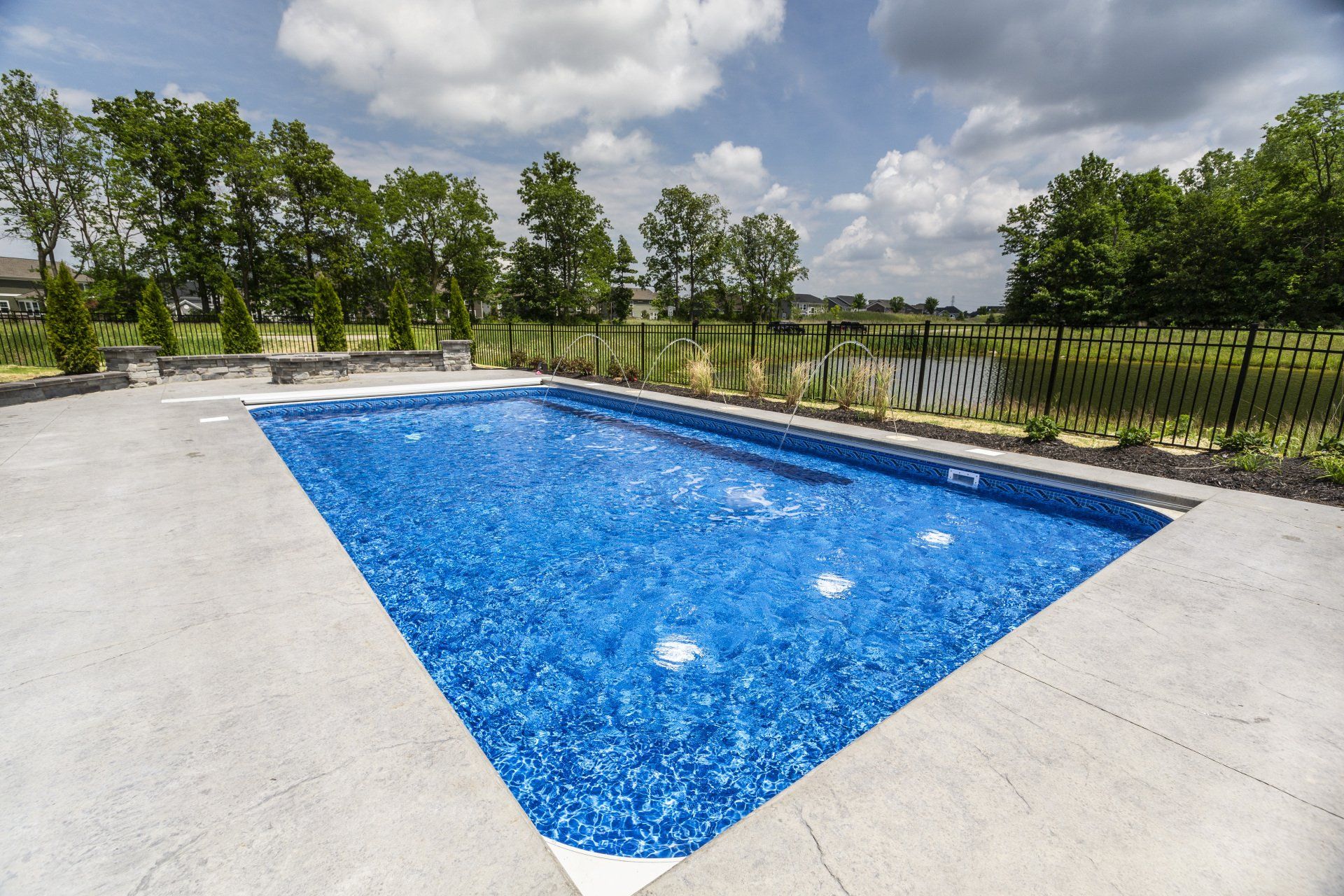 new pool construction Hilliard Ohio