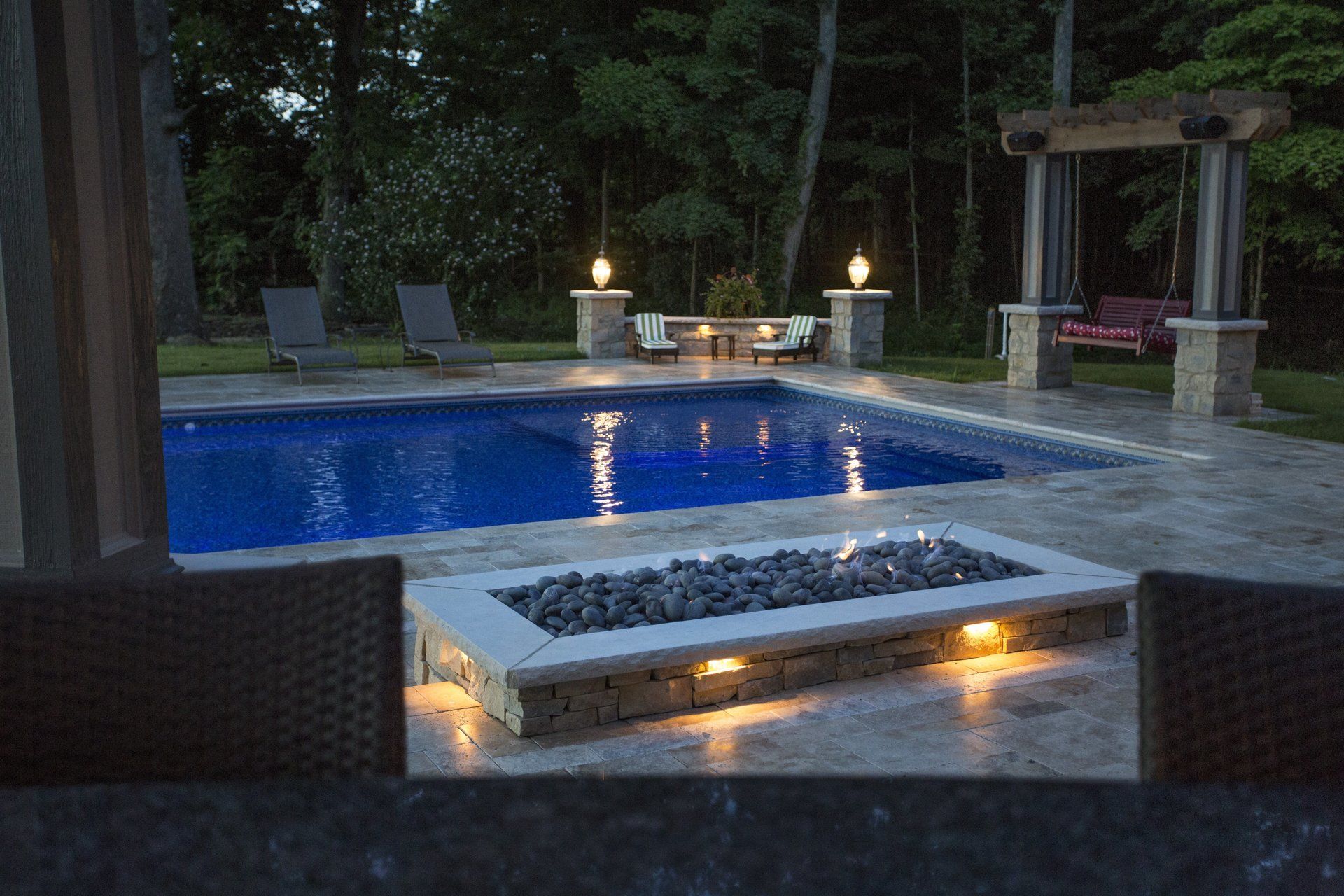 new pool construction Galena Ohio