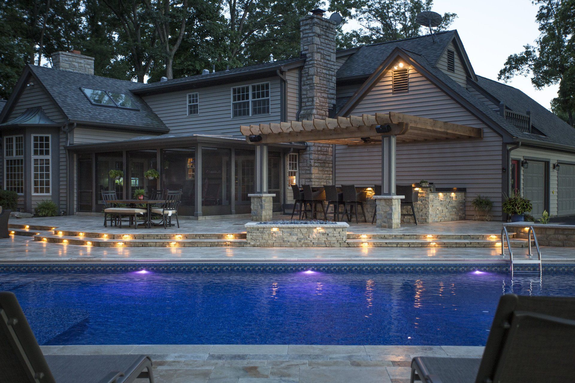 new pool construction Galena Ohio