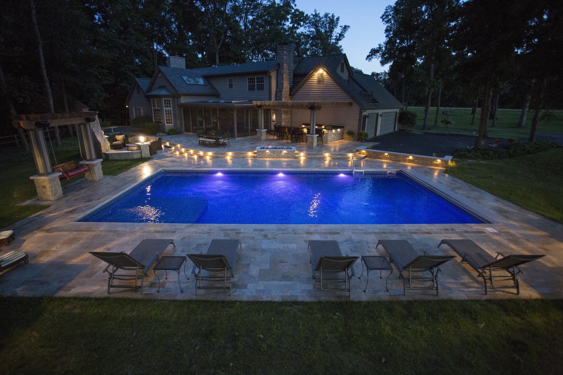 new pool construction Galena Ohio