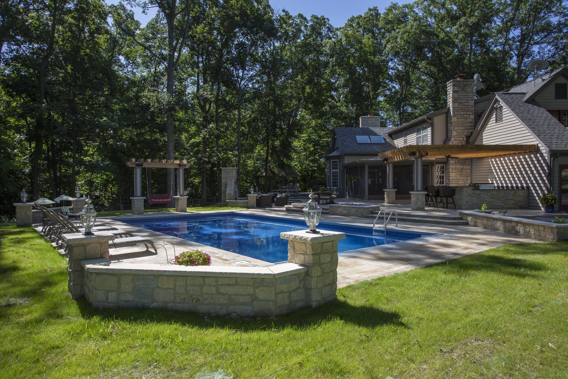 new pool construction Galena Ohio