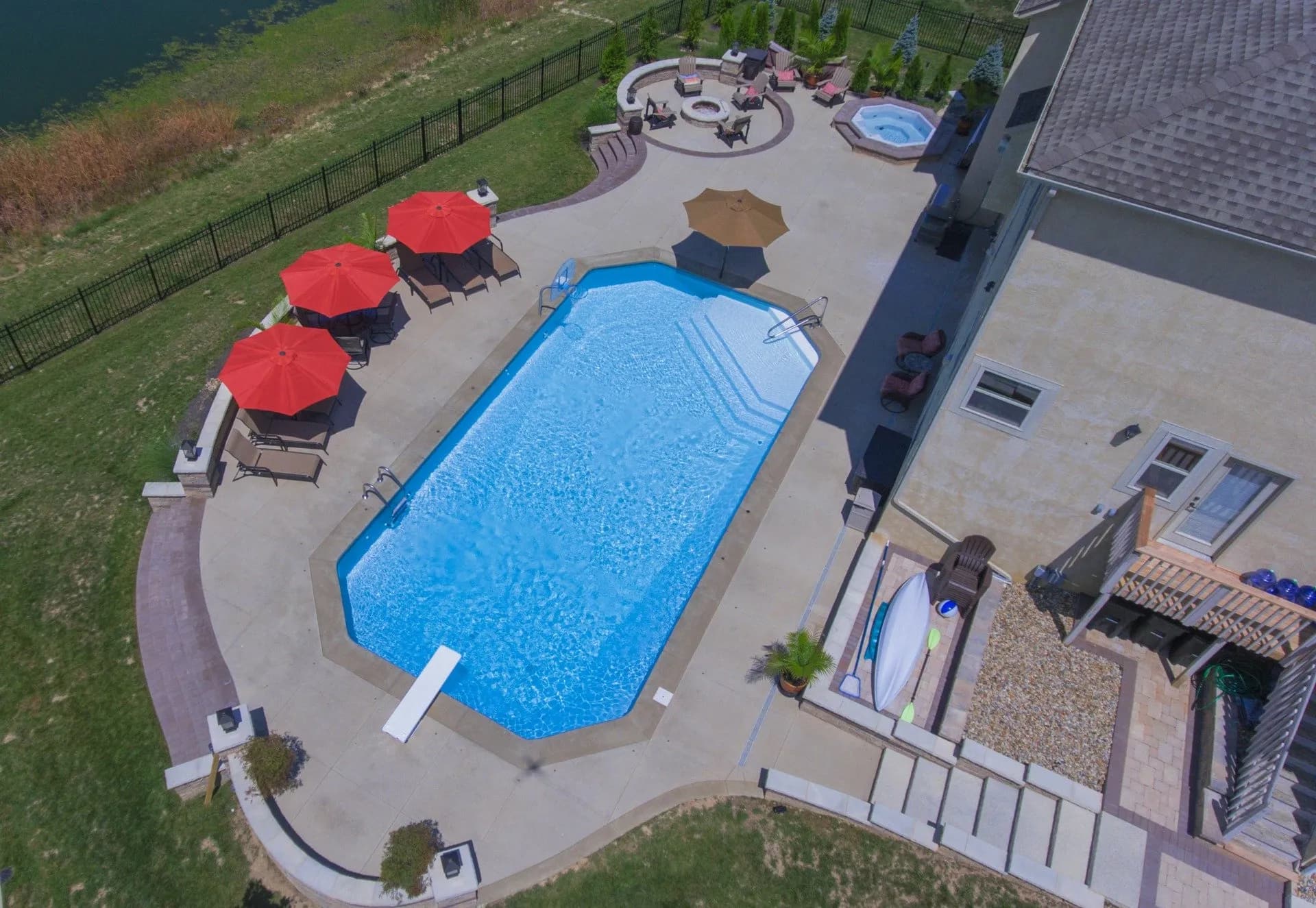 new pool construction Lewis Center Ohio