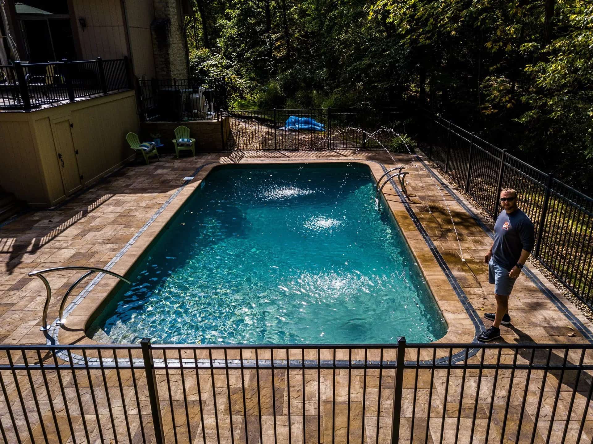 new pool construction Plain City Ohio