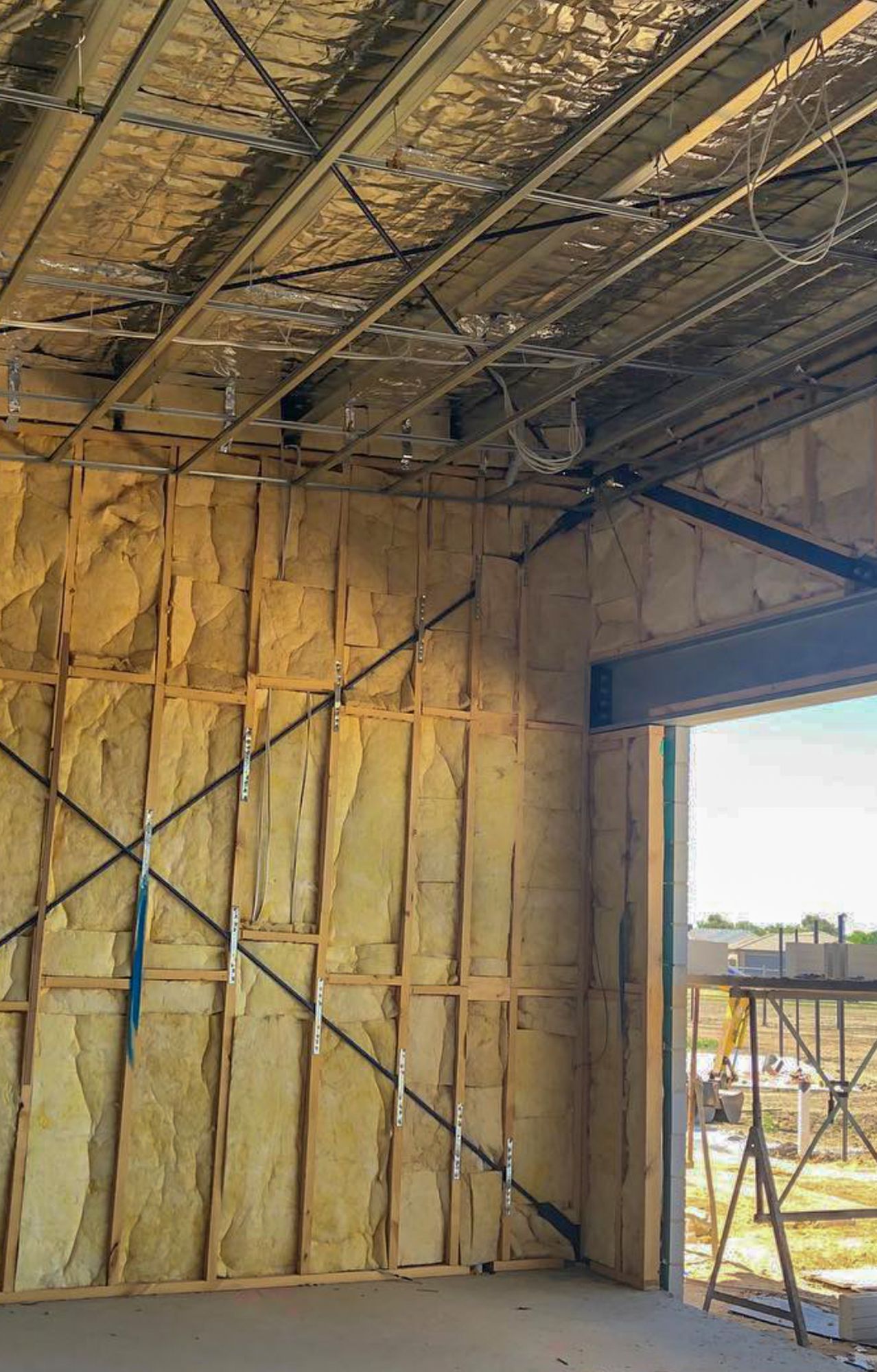 Room with Insulation — South Victoria — Construct Ramsey