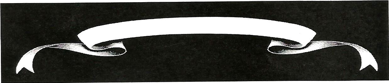 a black and white image of a ribbon on a black background
