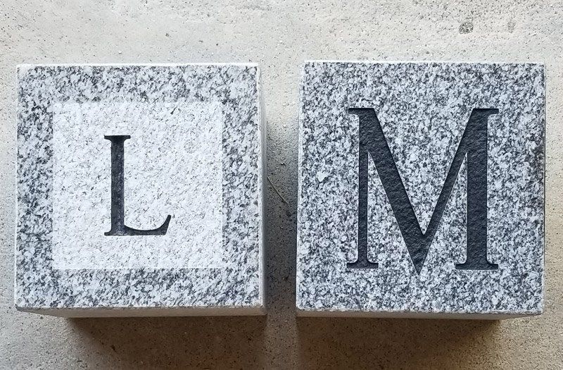Granite cornerposts