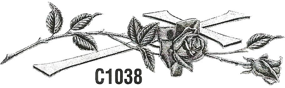 a black and white drawing of a branch with roses and leaves .
