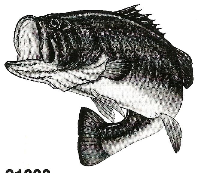 a black and white drawing of a large fish with its mouth open