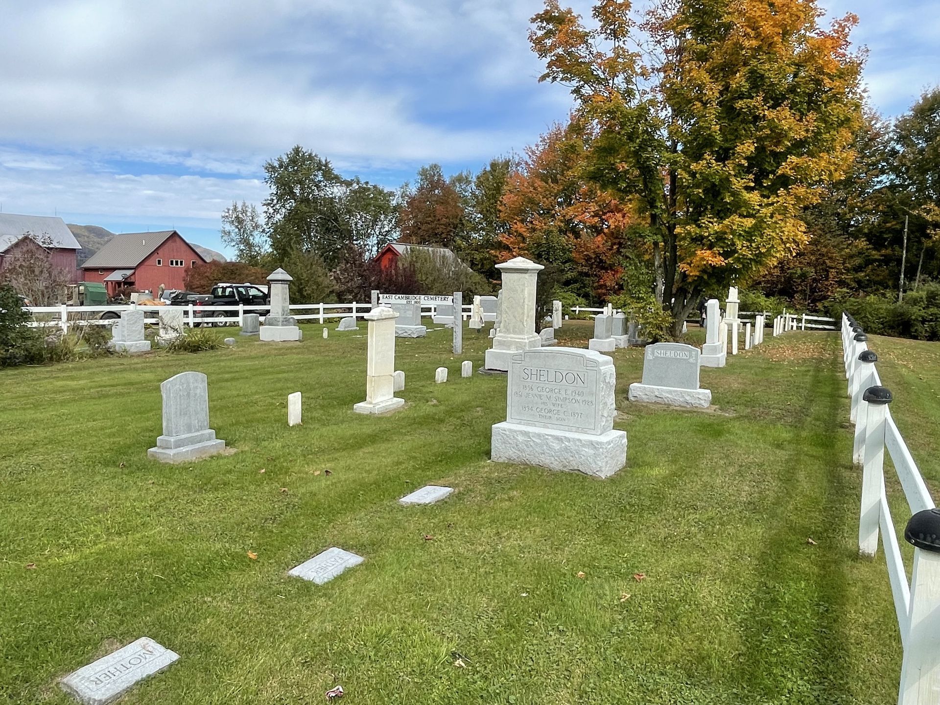 East Cambridge, VT cemetery