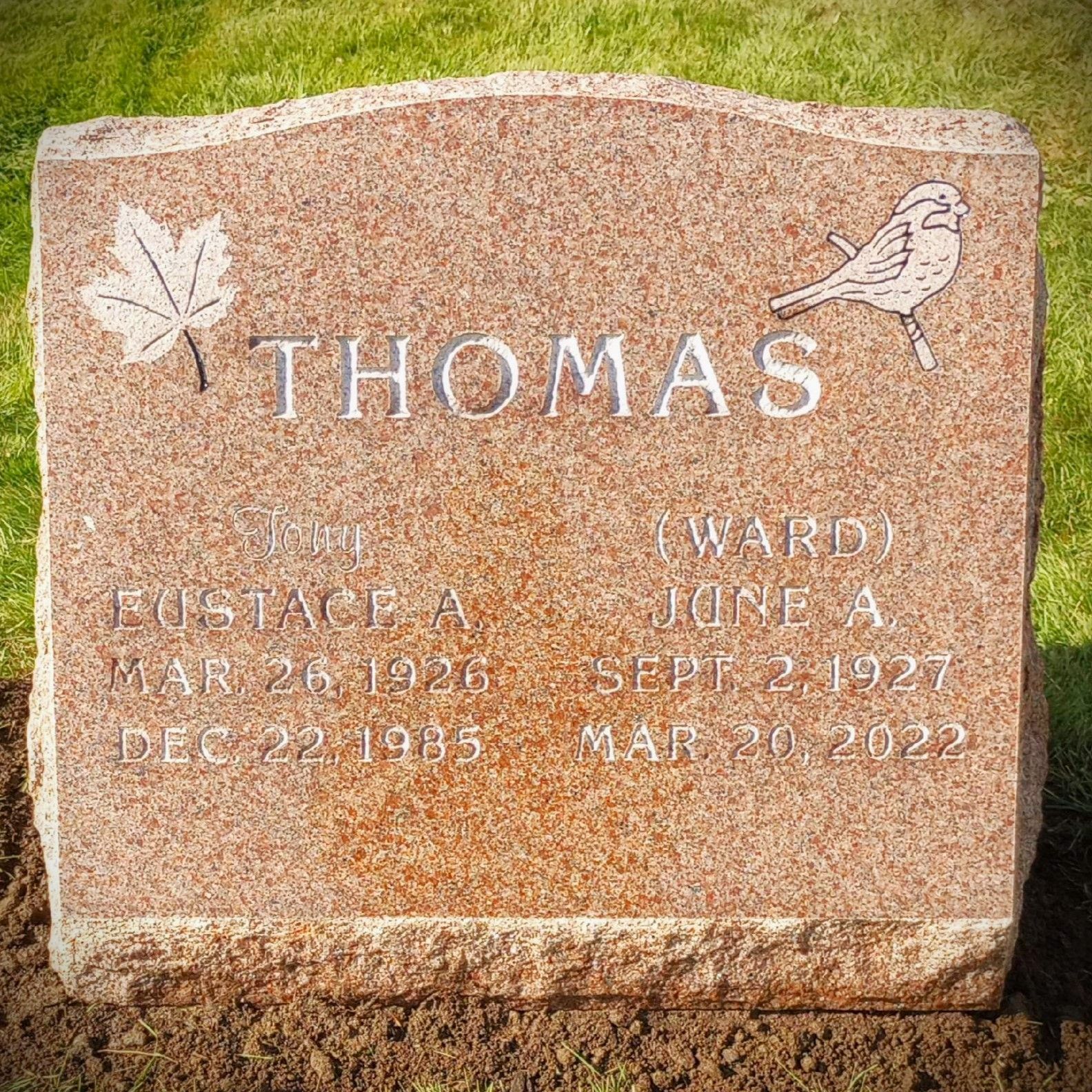 Affordable headstone