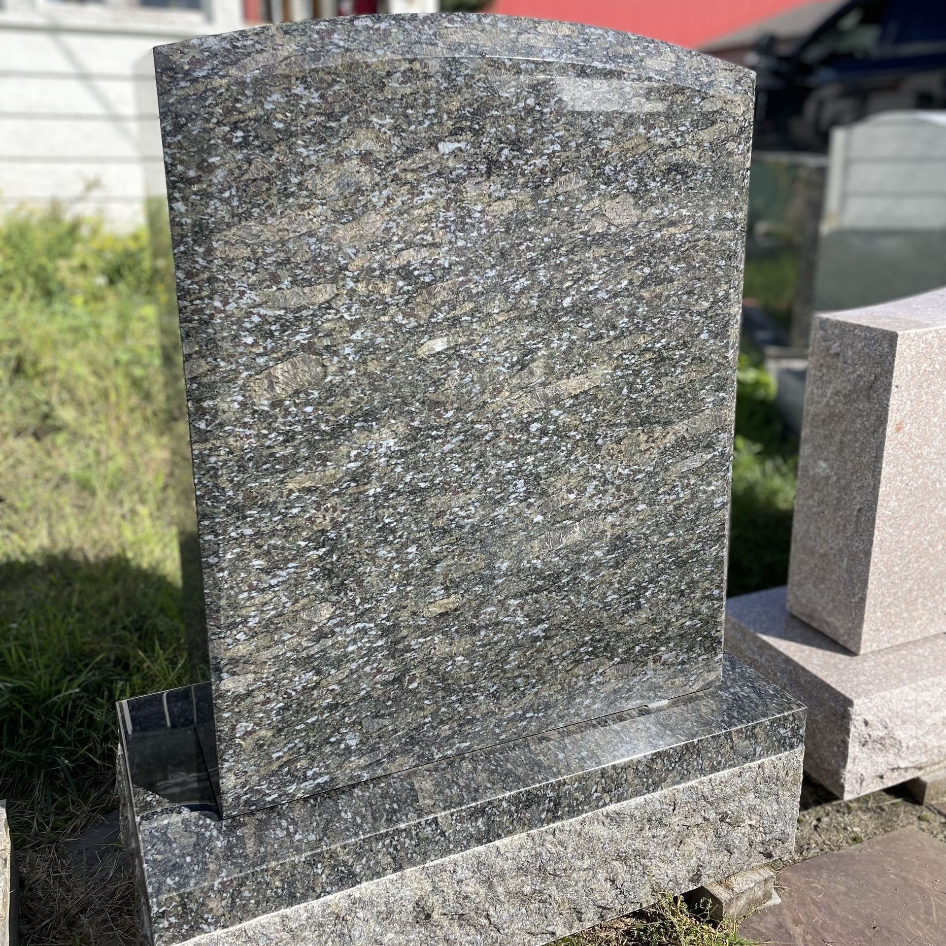 Butterfly Blue Granite memorial.