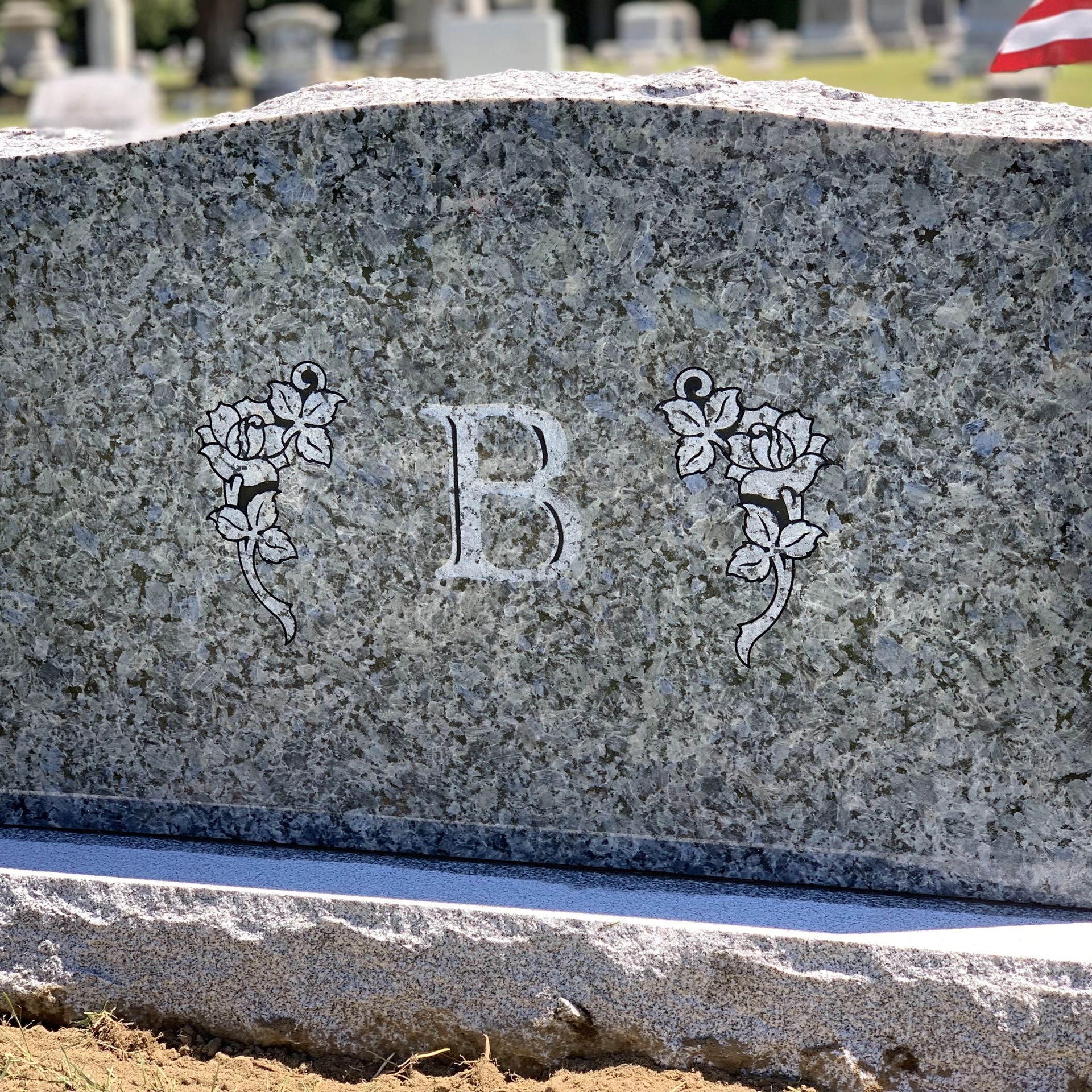 carved designs on granite