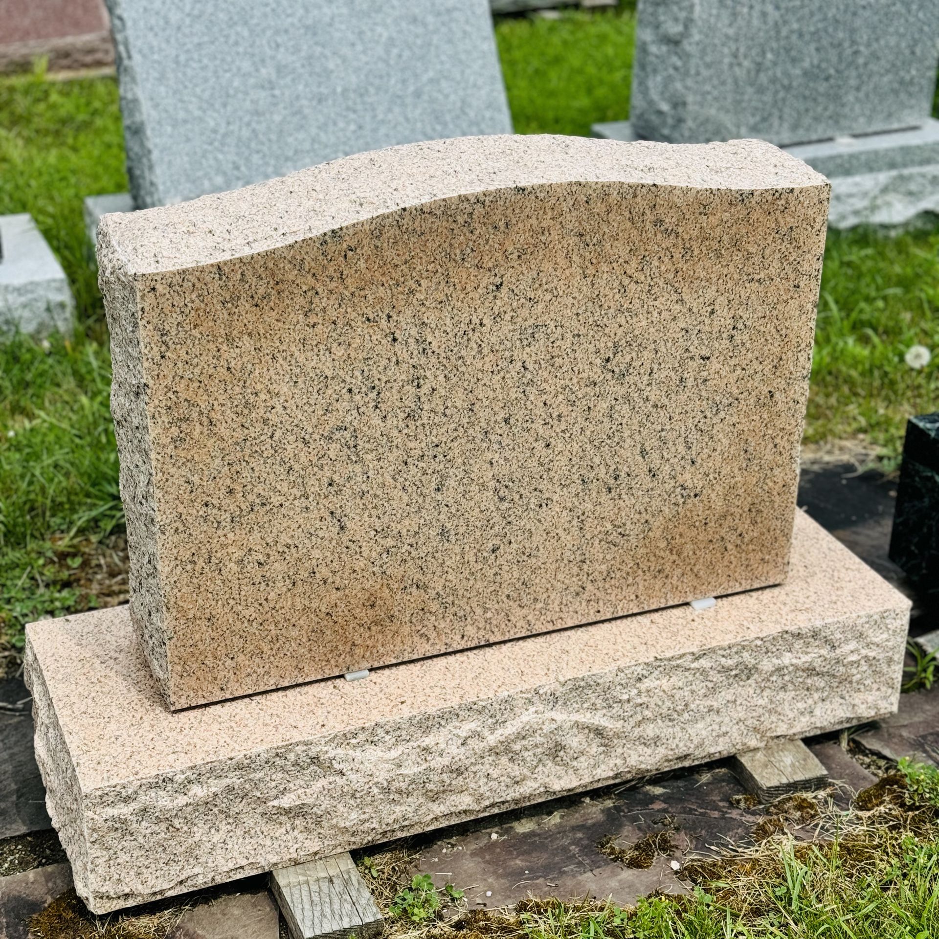 Salisbury Pink Granite headstone